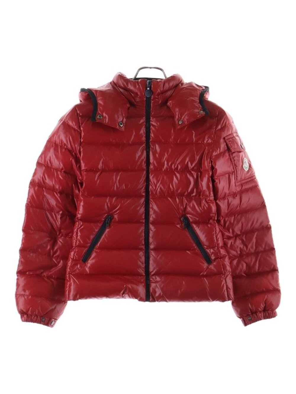 Moncler Bady Buddy Hooded Down Jacket Logo Comic Label